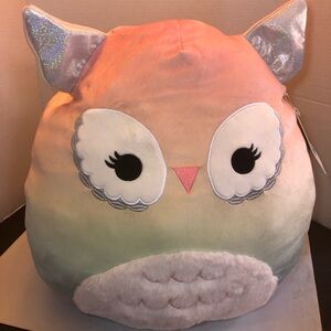 Kellytoy Squishmallow Britta the Rainbow Owl Retired
